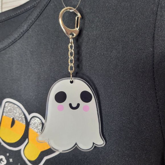 New Girls Self Esteem Shirt Long Sleeve Unicorn Halloween Size L Top Black Comfy - Picture 4 of 11